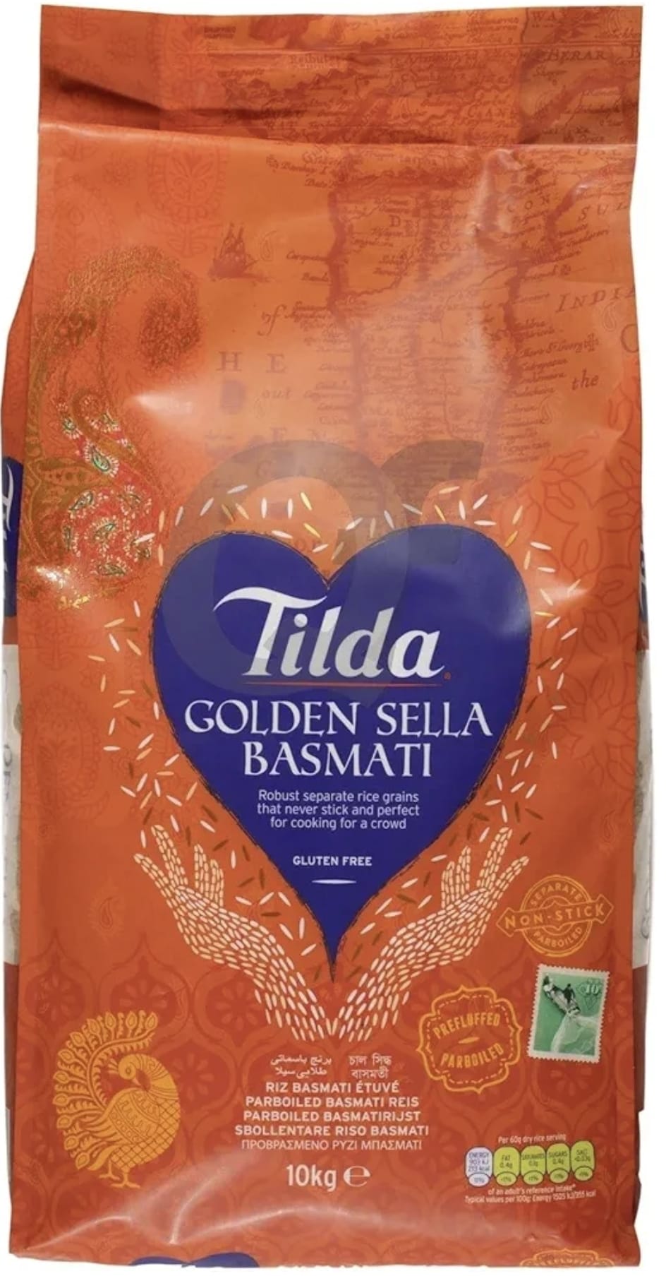 Tilda 10kg Tilda Golden Sella Basmati Rice - Image 1