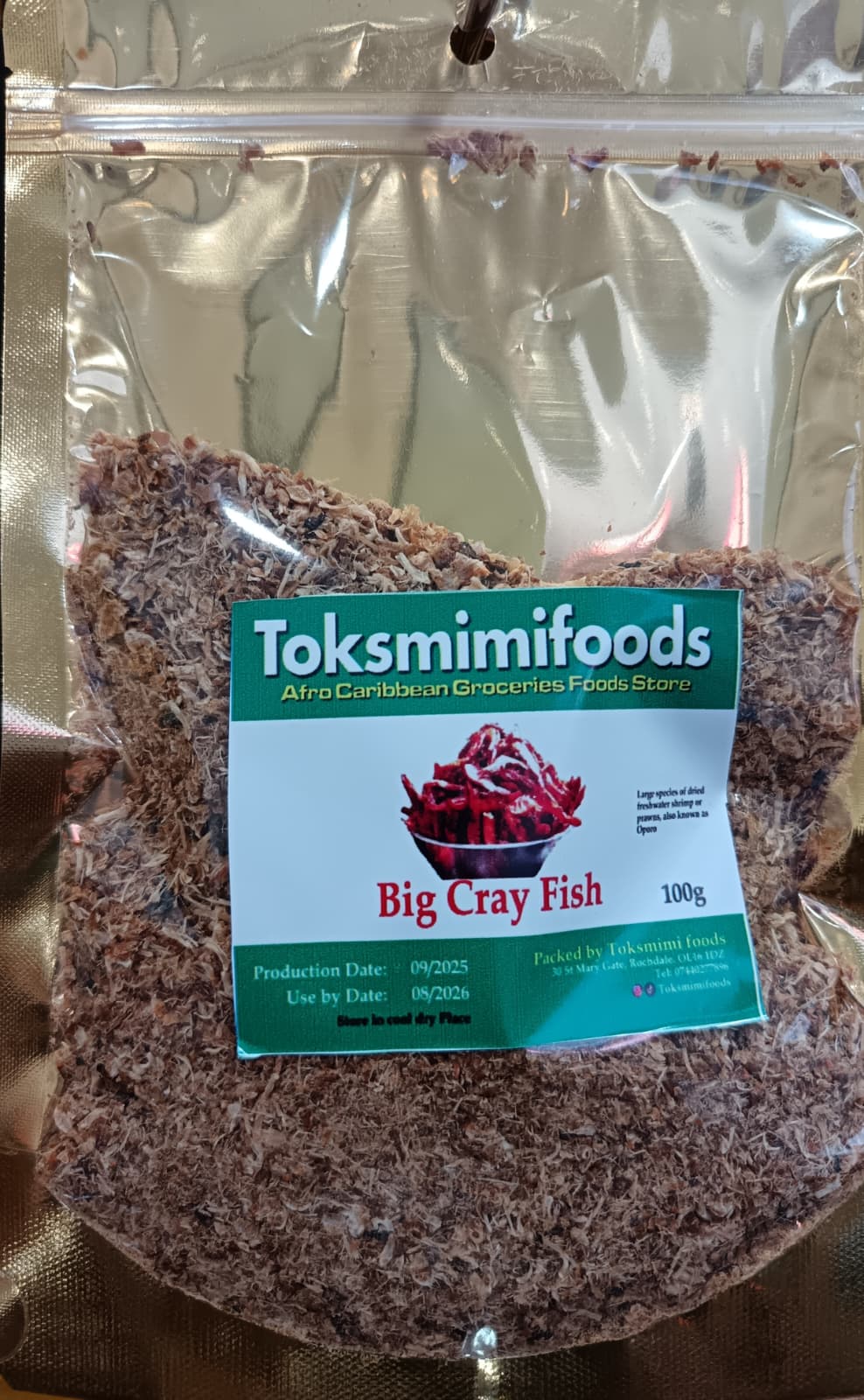 grounded Toksmimi Foods Ground Crayfish (Big Cut) - Image 1