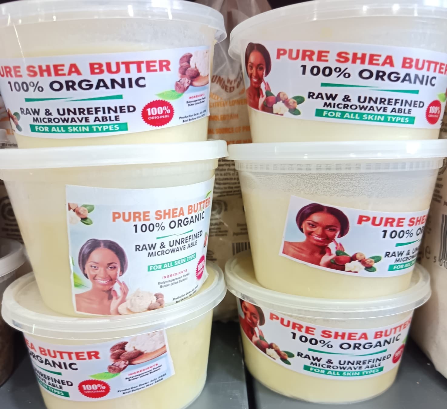 ori 100% Organic Raw Unrefined Shea Butter - Image 1