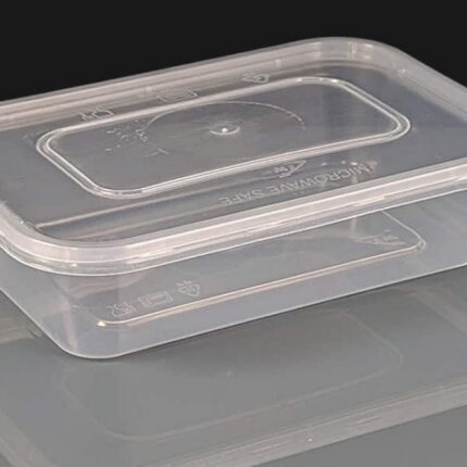 Microwave Safe Transparent Plastic Food Container Set - 750ml