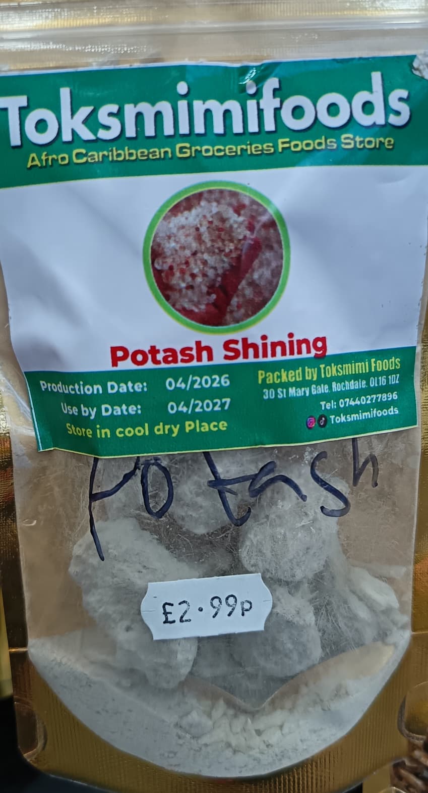 potash shining Toksmimi Foods Potash Shining - Image 1