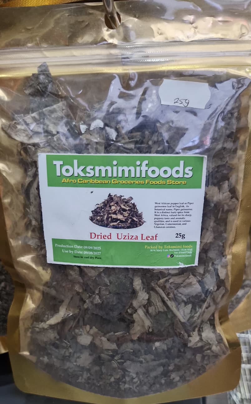 uziza Toksmimi Foods Dried Uziza Leaves - Image 1